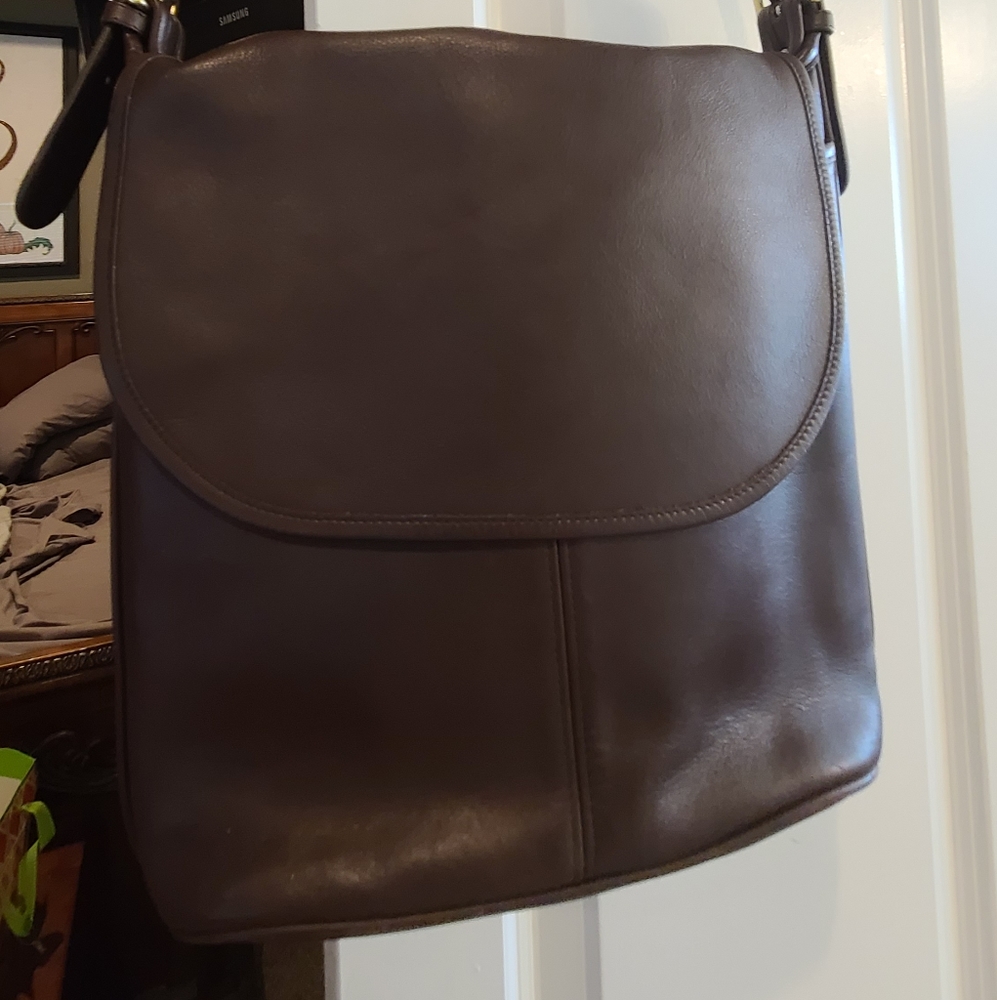 Coach Brown Leather Crossbody